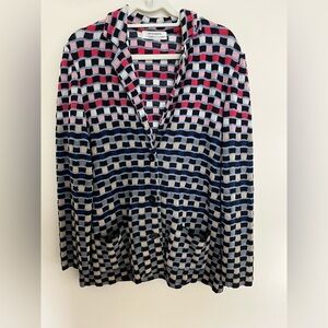 Aldomartins Barcelona Multicolor Button Up Sweater Size 10